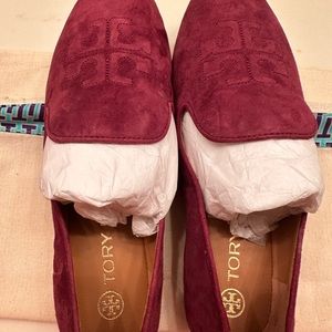 Authentic Tory Burch shoes, suede and leather texture. Very comfy shoes. SOLD